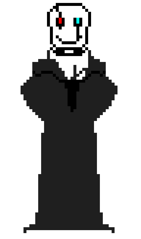 glichtale Gaster sprite