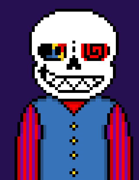 [0ae1f1] *Multi stops dying* folks we have a sans that thinks he can take on a god. well, you want to see me teach this uneducated sans? *the crowd cheers, then Psycho makes the chains melt off of him*