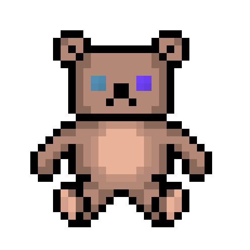 [0c54d2] Mismatched Teddy Bear