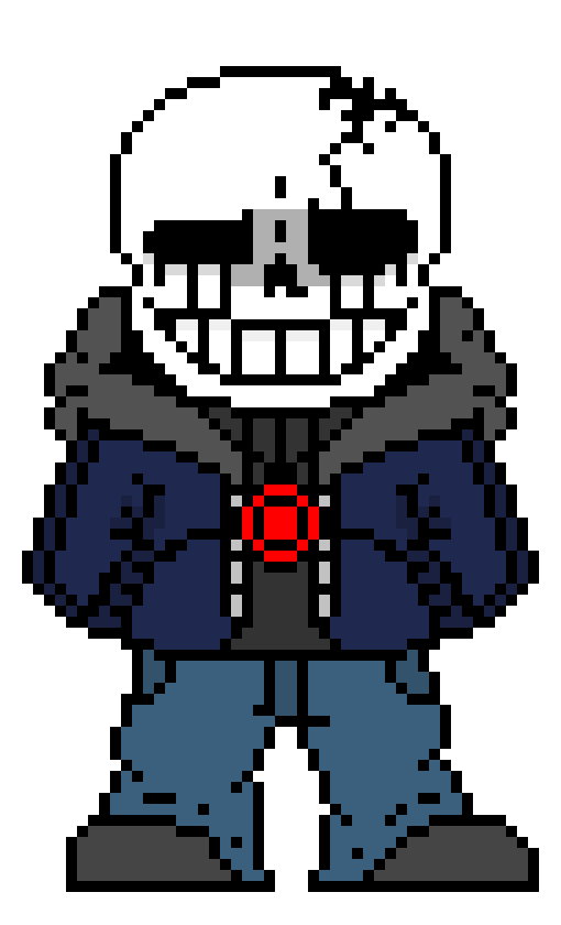 This sprite was literally made by the same sprite as the other Killer sans. legit.