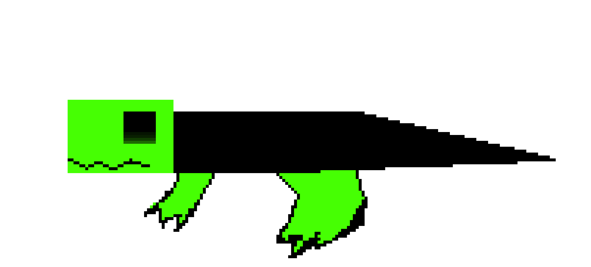 [2e61a2] green lizard