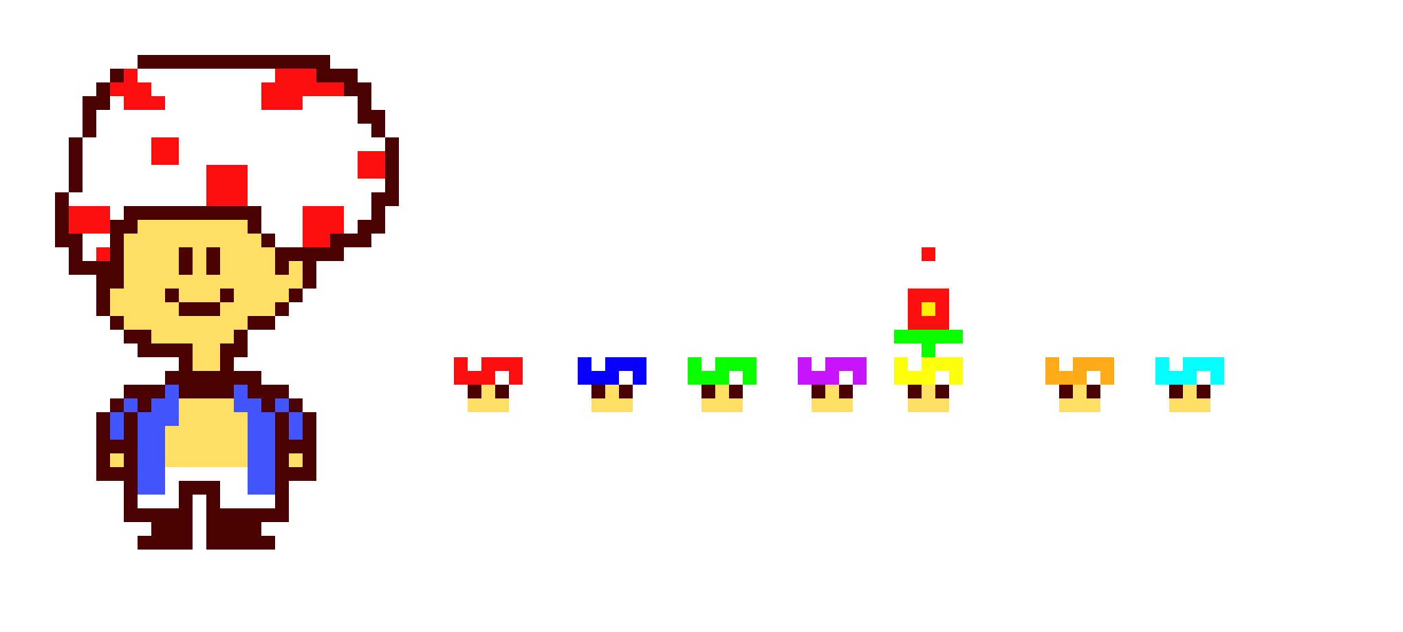 [9664c4] toad and mushrooms Undertoad