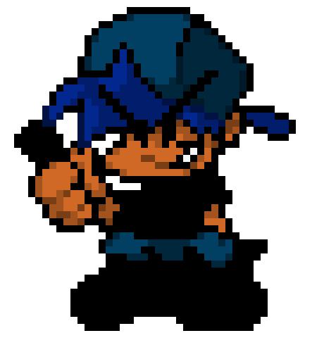 [494b86] Lil' Bluesy FNF OC Idle Sprite