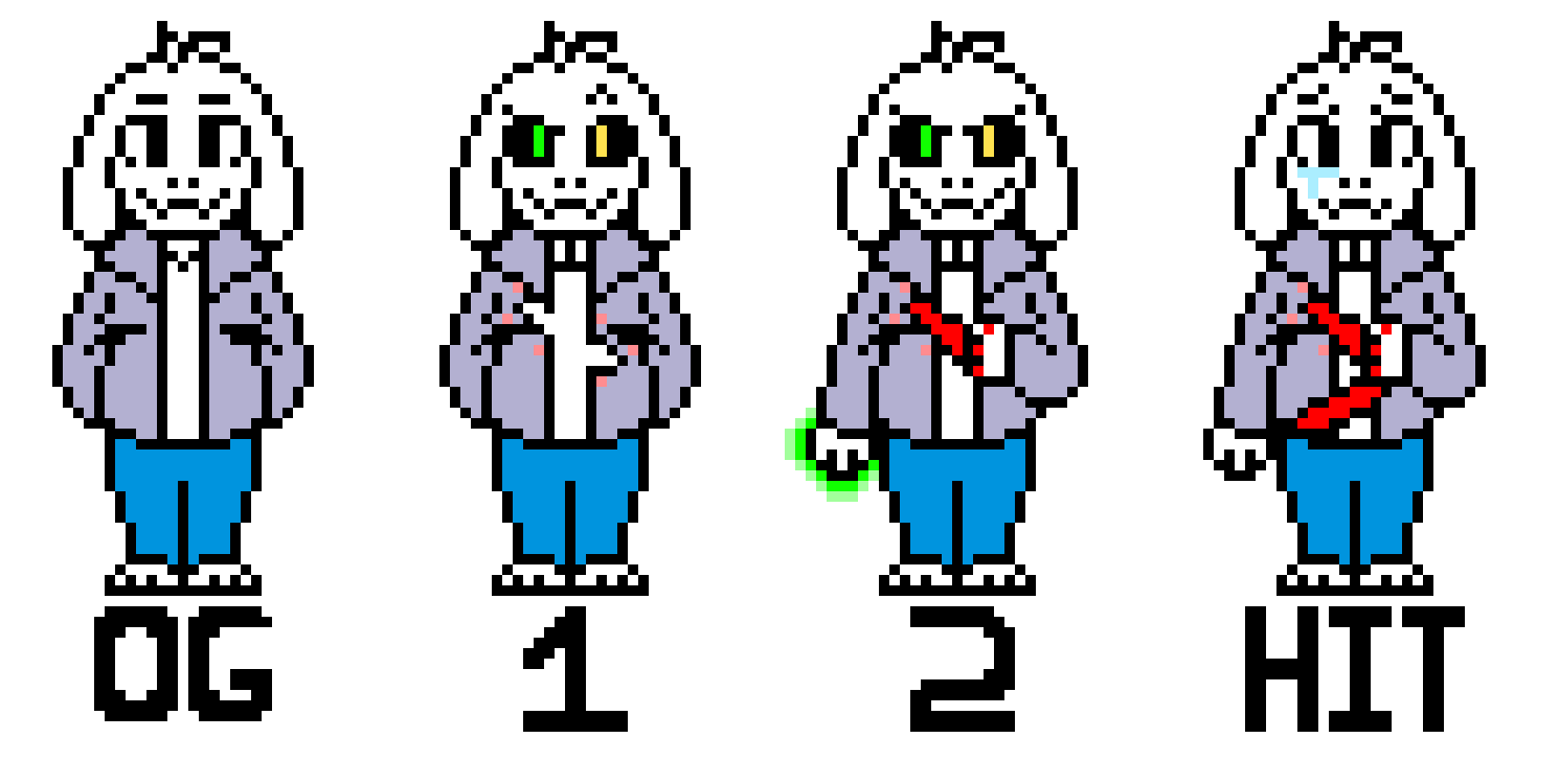 [5dd6a5] GenocideStoryshift Asriel phase 1 and 2