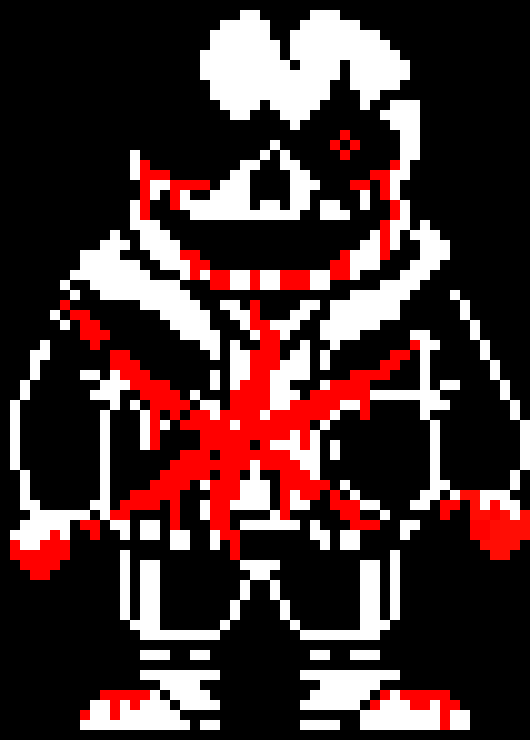 [bf055b] Undertale Last Breath Sans phase 5 Attack 5 (Fan art)