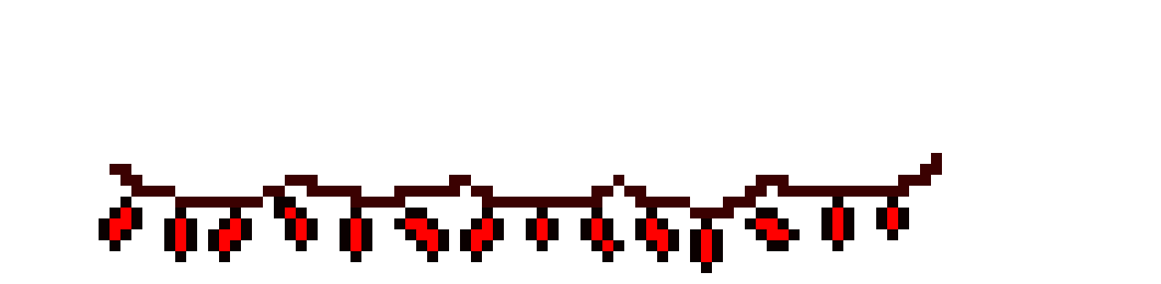 [520509] red christmas lights