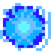 [34cdb1] blue fire ball
