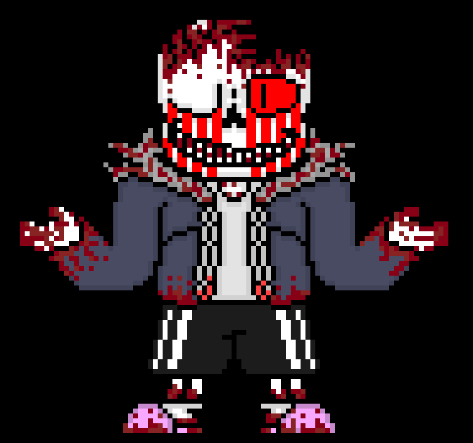 [e8cb42] *there was a shocker on the hand, making you bleed the tiniest bit* oh hah! i forgot i had that there, heh asriel and shark eh? funnily enough, in my old universe HorrorTale, i heard of a goat just like you.... with that exact name, but they died.... but ever since they died.... there was this talking flower, never really understood it all though 