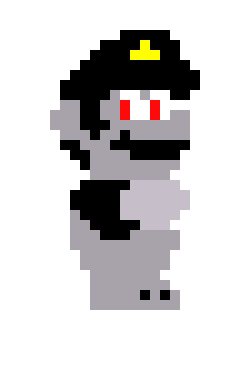 [9664c4] 16-Bit Mario Robot- looking at screen
