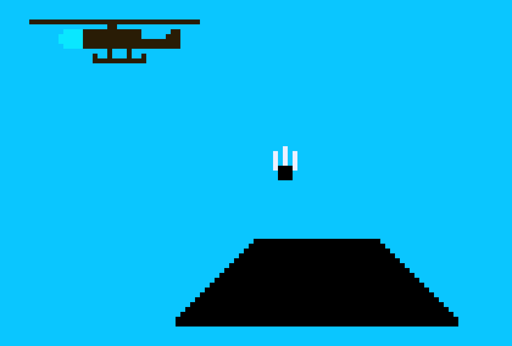 [9664c4] ARMY CHOPPER EXPLOING VOLCANO
