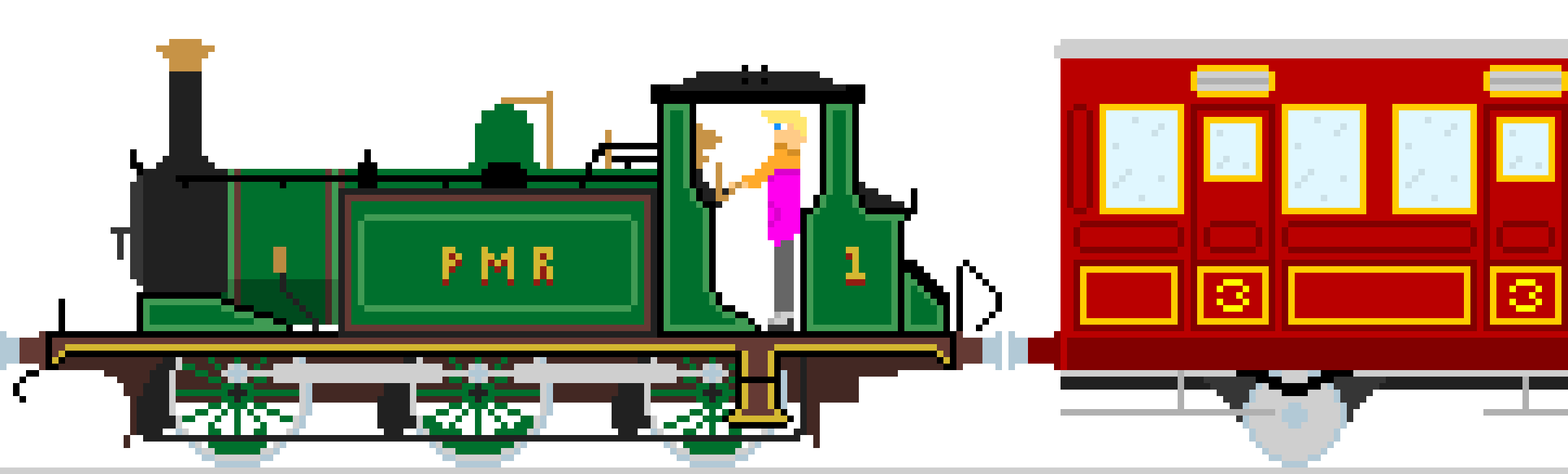 [c4081a] *A train pulls up to BD*