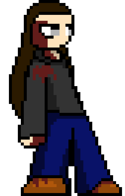 [e22b6a] *He walks over to the pink haired girl.* "Hey. Mind if I have the hat for a moment?"