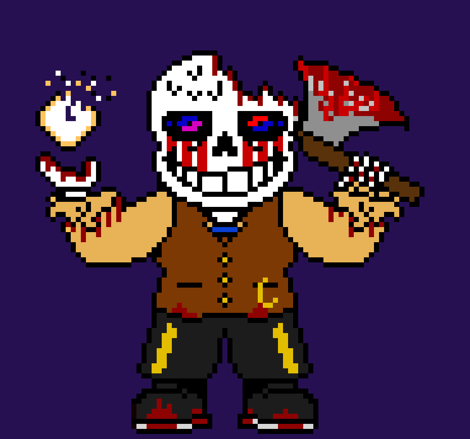 [e8cb42] Time Sans but in my style but i also added terror to it