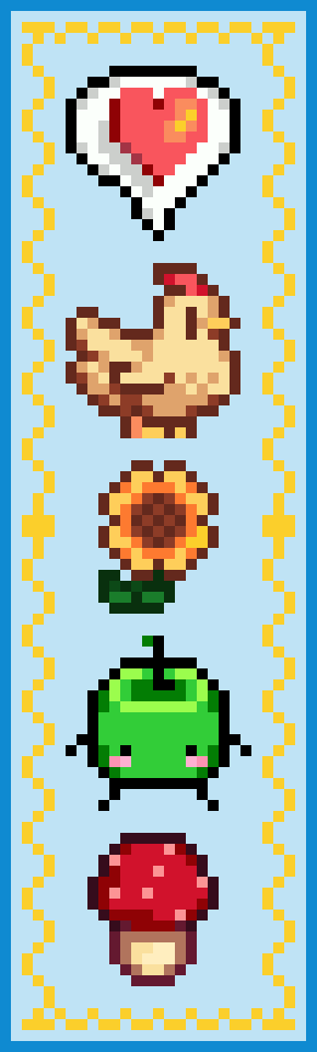 [07162d] Stardew Valley Bookmark