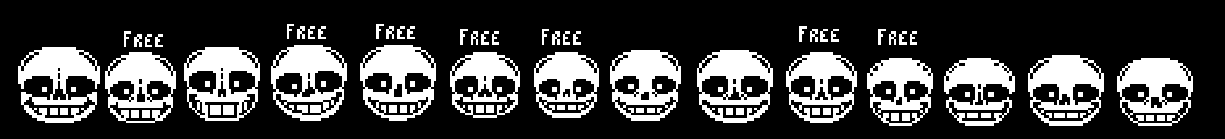 help me, i have made 14 different Sans heads, some of them people can have