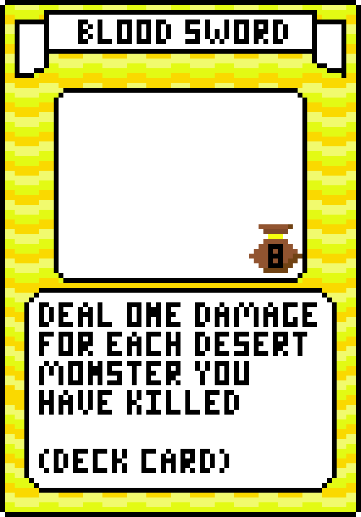 [b426cb] Desert Blood Sword Card