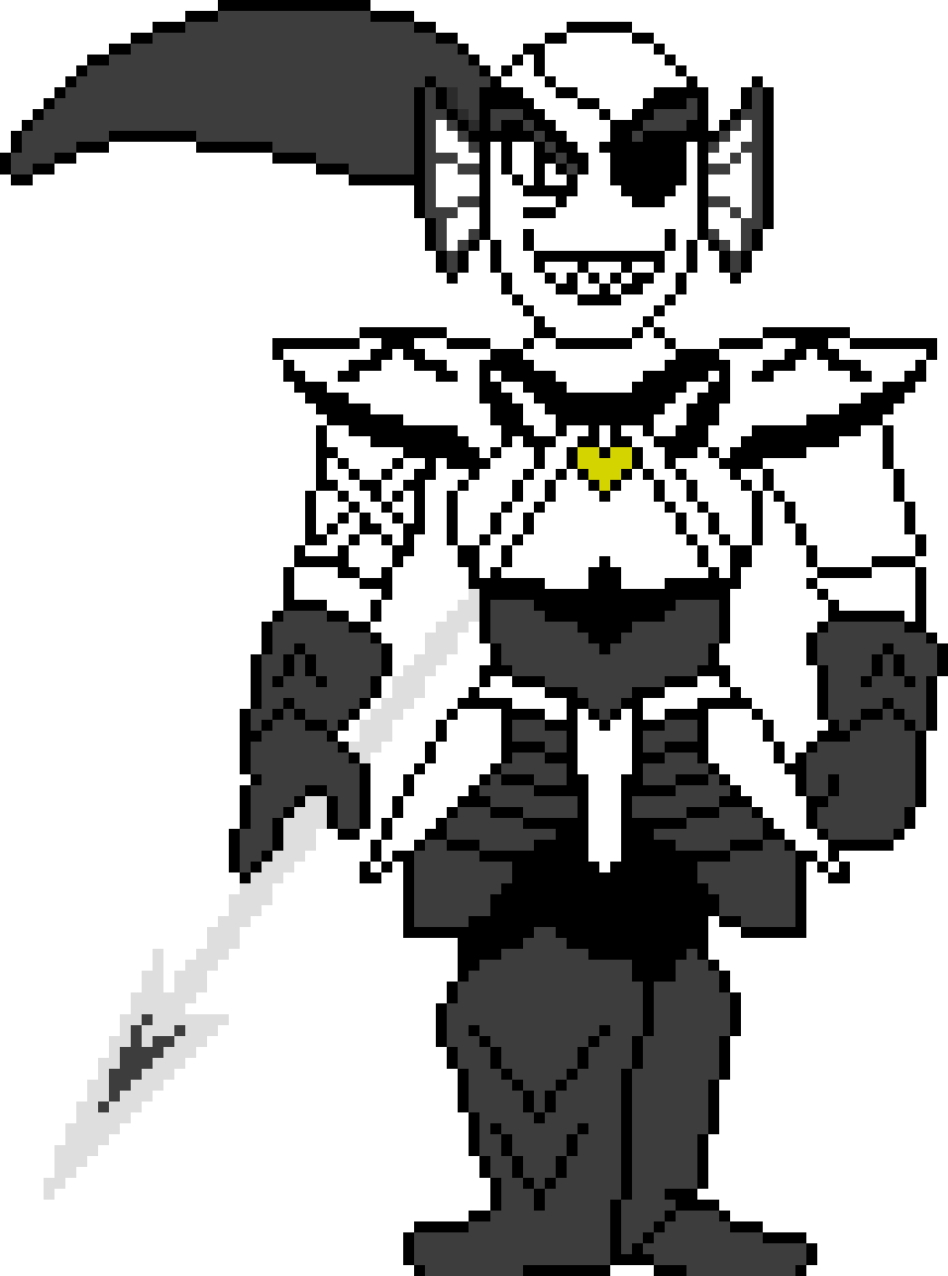 [9664c4] X-tale Undyne (transparent)