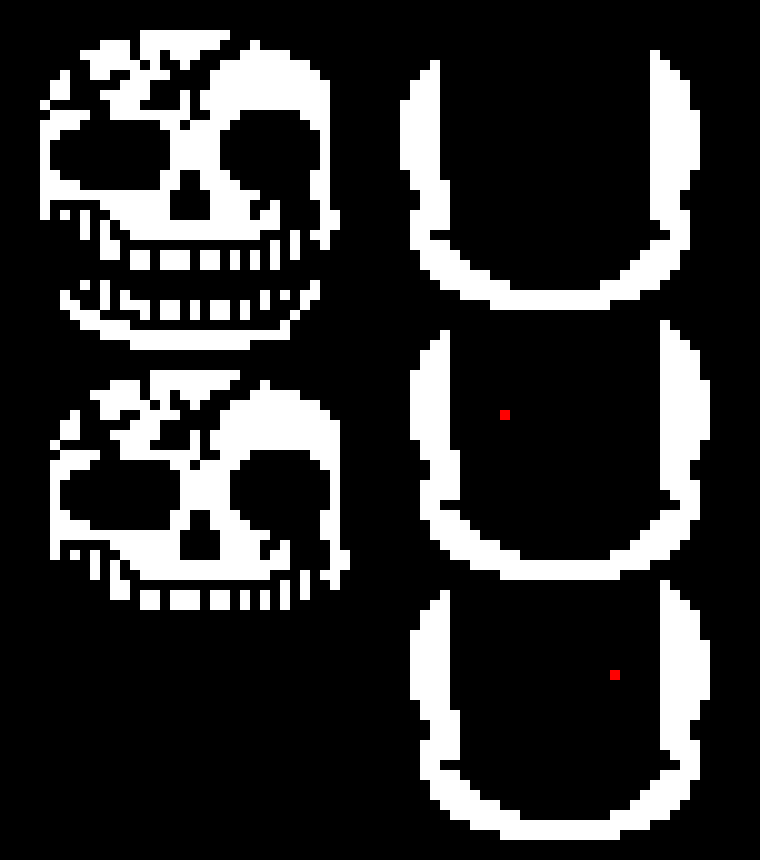 [b7fd04] Sans becoming Uncanny V2 (Extra Sprite)