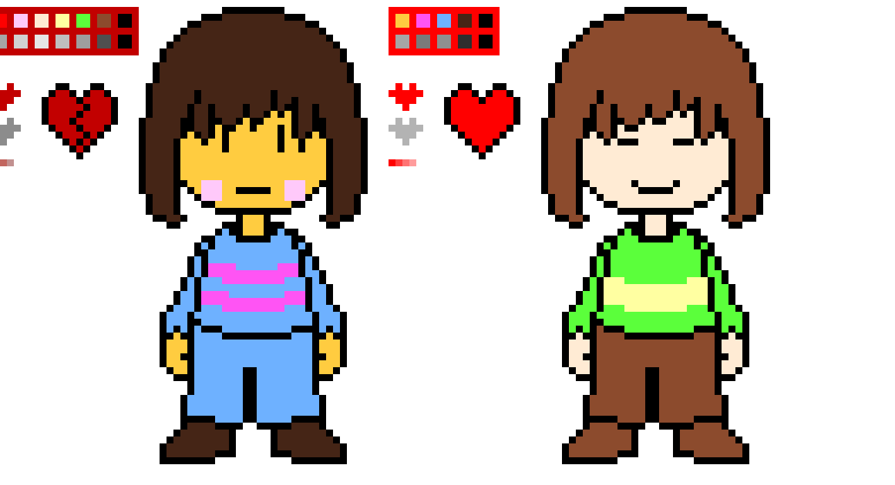 [770584] Undertale Chara and Frisk