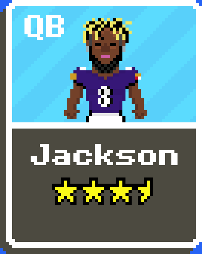 [e75a9c] Prince Jackson Ravens Card