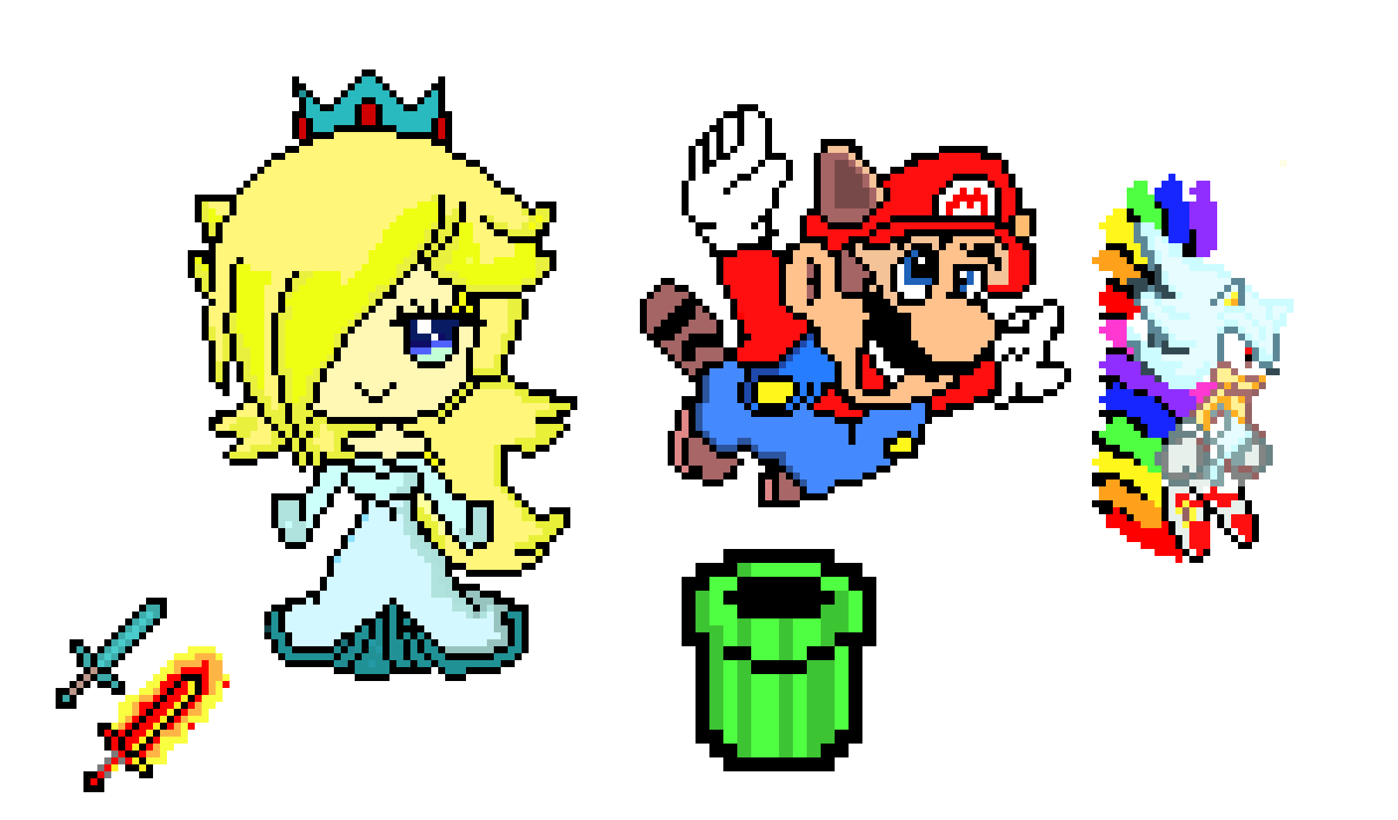 [9664c4] video game pixel art