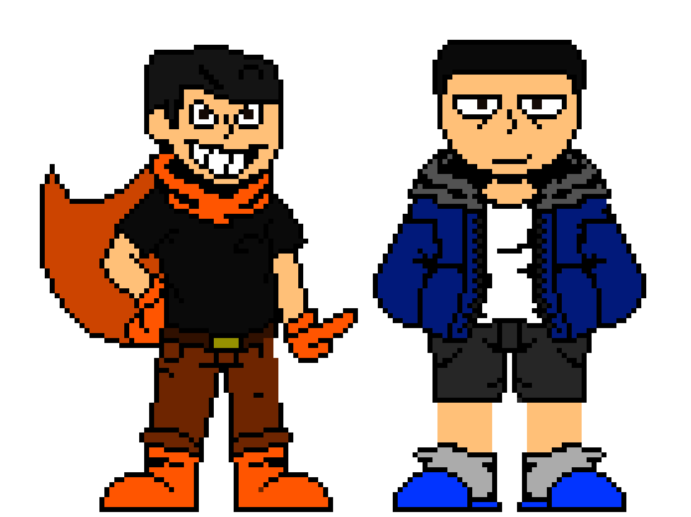 me and my bro in real life