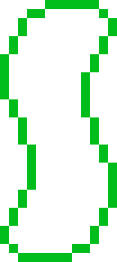 [1e873d] Digital Squiggle Green