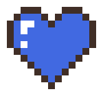 [6dc607] royal blue heart