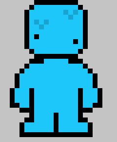 [258281] oh shite... wait... (looks at kc) i actually feel like i recognise you.. my cousin told me about how sweet you are and all that... -Ez