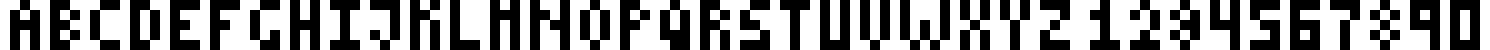 [92a3db] Pixel Letter/Numbers Free To Use