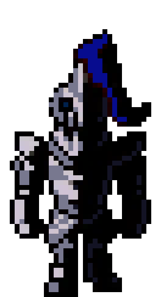 [2e90c1] Frost!Undyne (Overworld Sprite)(Armor)
