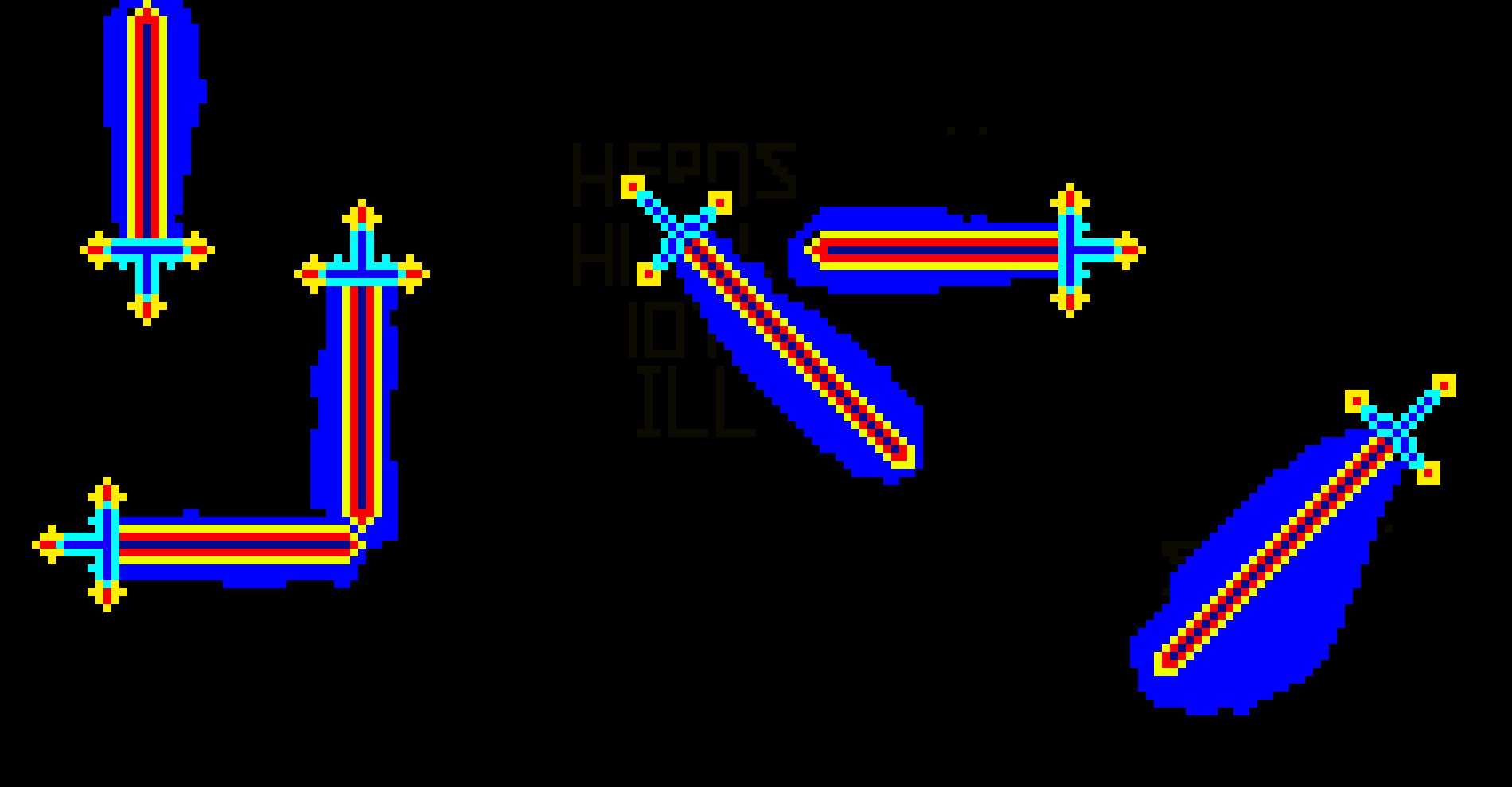 [9664c4] HeroTale Sans's Guardian Sword Spritesheet V2