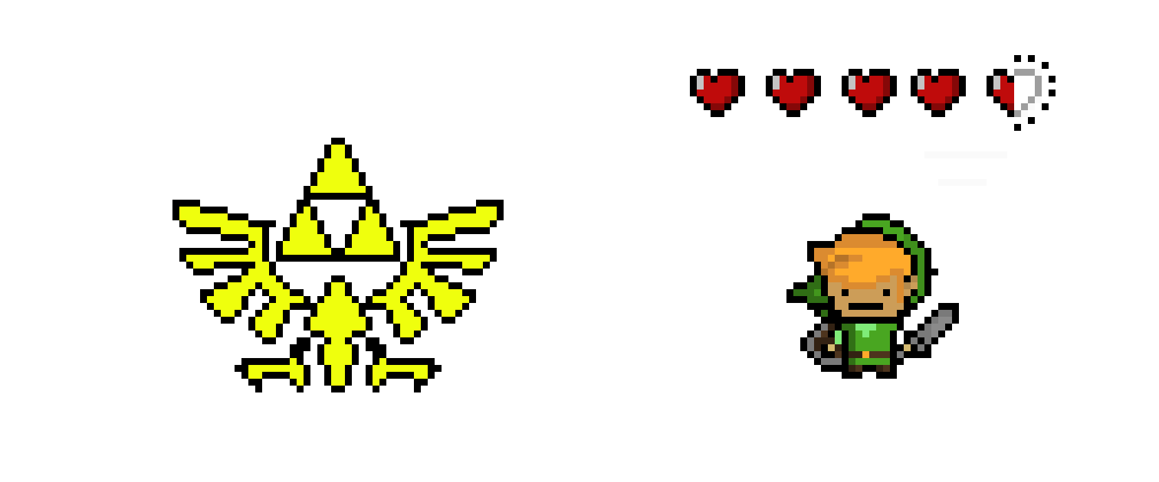 [9664c4] Zelda Pixel Art