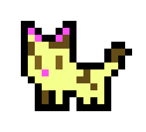 [6c1d77] cat pixel art