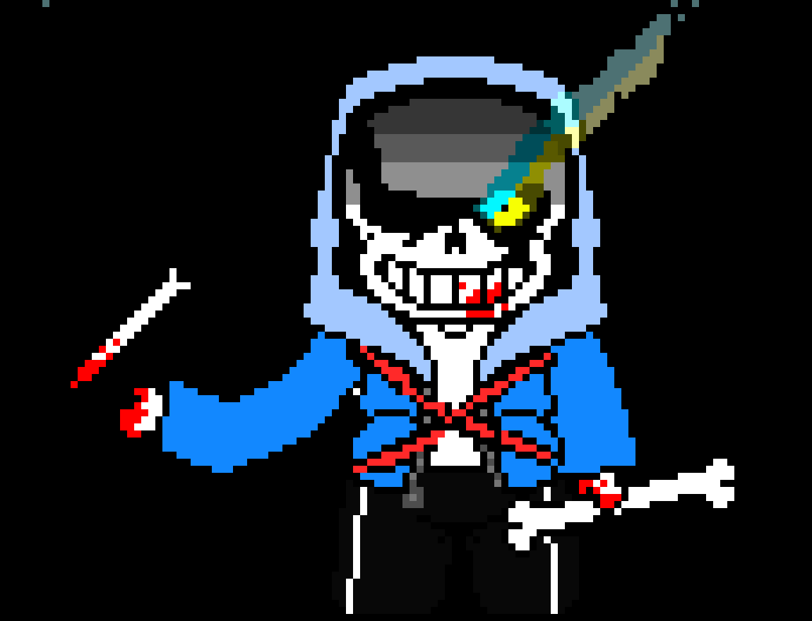 [a81a7a] Undertale last breath sans phase 2 HARD mode