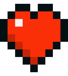 [077fab] Minecraft Hardcore heart
