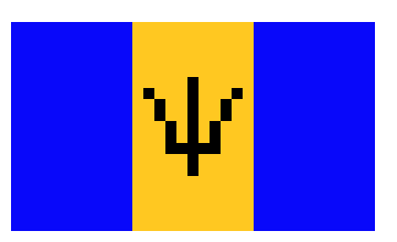 [02a79a] Barbados flag