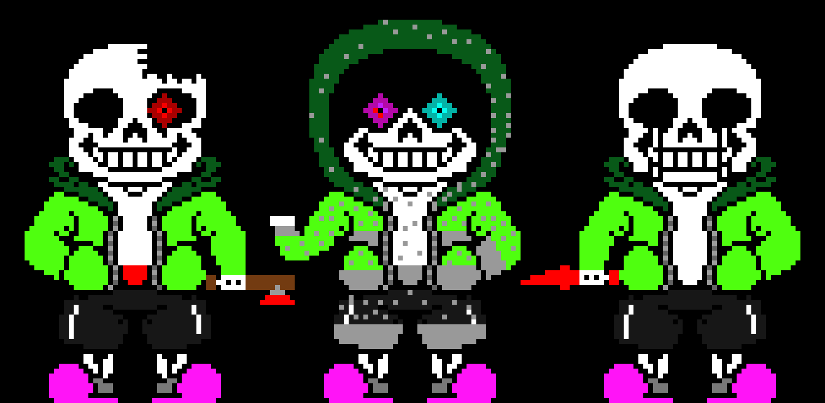 Hayden murder time trio (im bad at drawing and then suddenly im good at drawing)