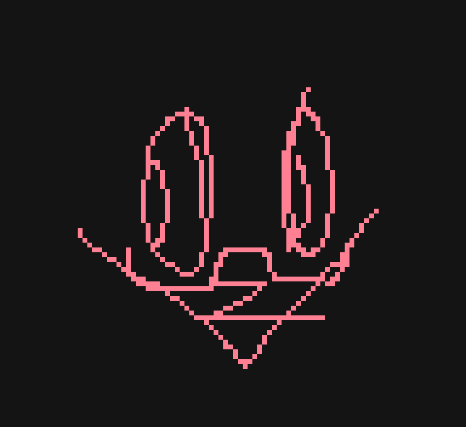 [8a37ee] it's glasses and the stereotypical young artist nose/snout/face zigzag. did i ail to reference that dumbassmeme where a midly drawn charlie goes "Alastor, is your smile stitched?" and he goes "I am fine..."