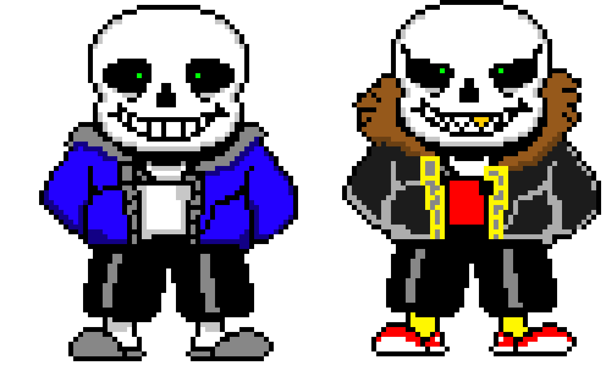 [9664c4] underfell sans and sans (hawks eye)