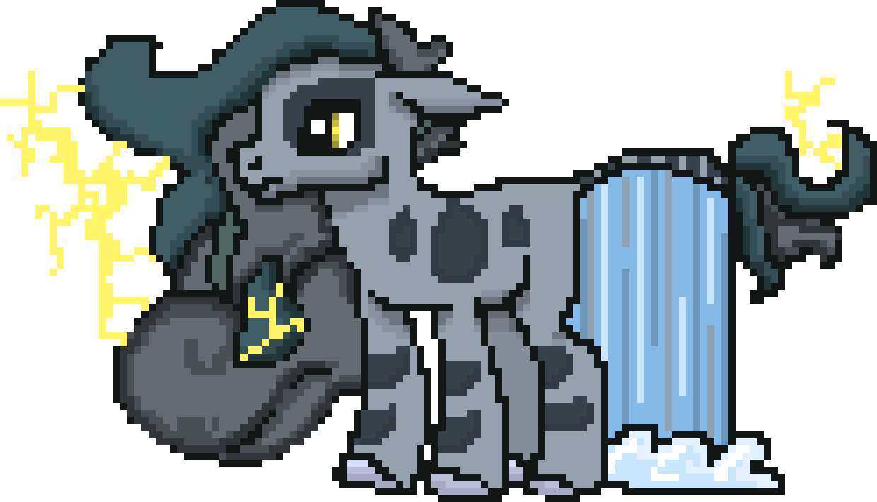 [9664c4] Zebra Rain Pokemon