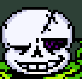 I did this skull because of the new colors. -Zane