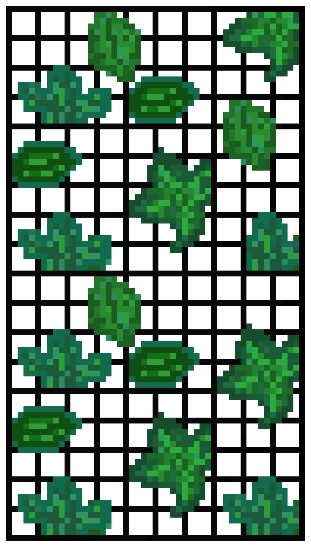 [9664c4] Grid with Leaves 