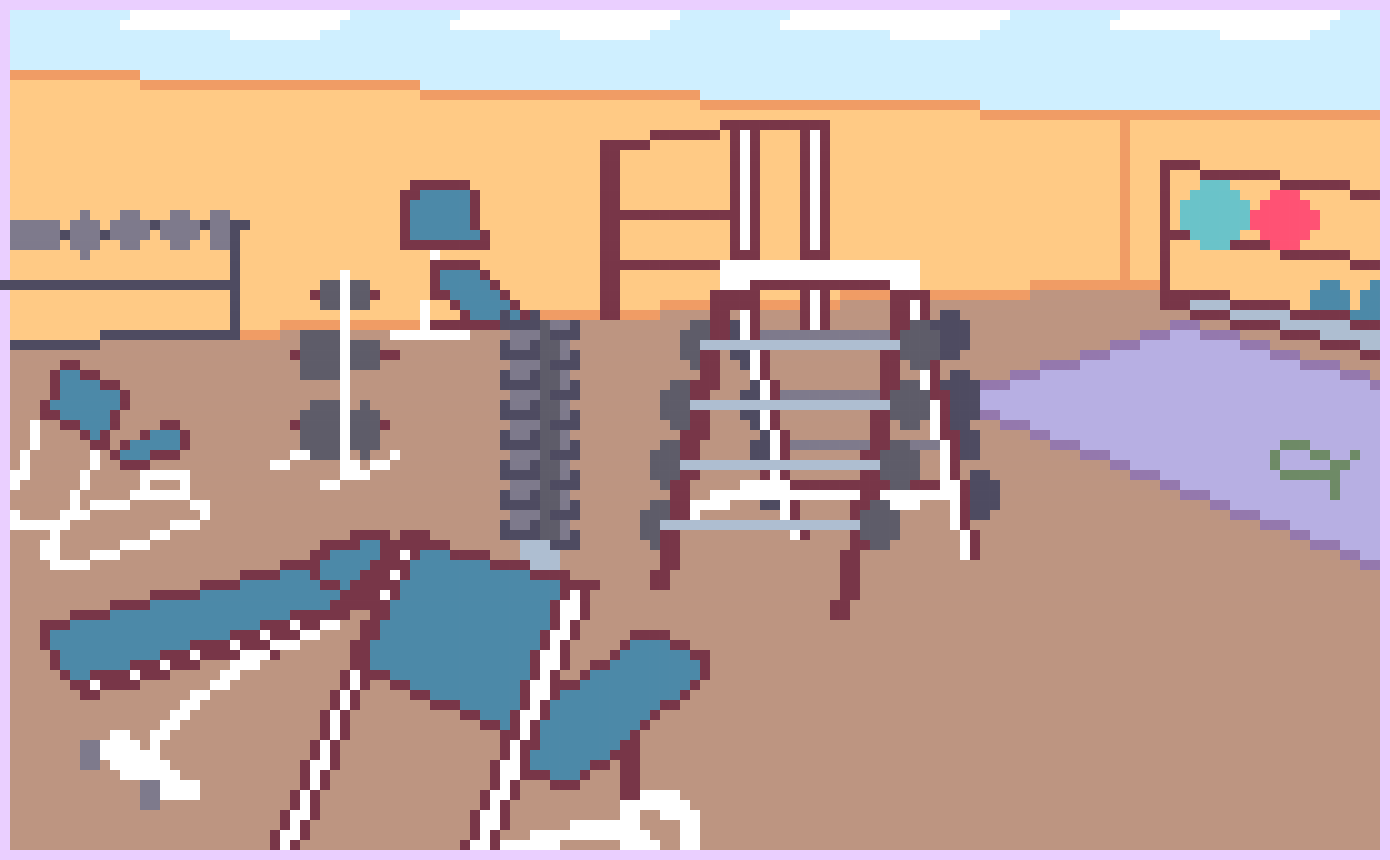 [9664c4] gym background 1.0