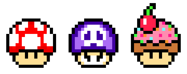 Types of Mario Mushrooms
