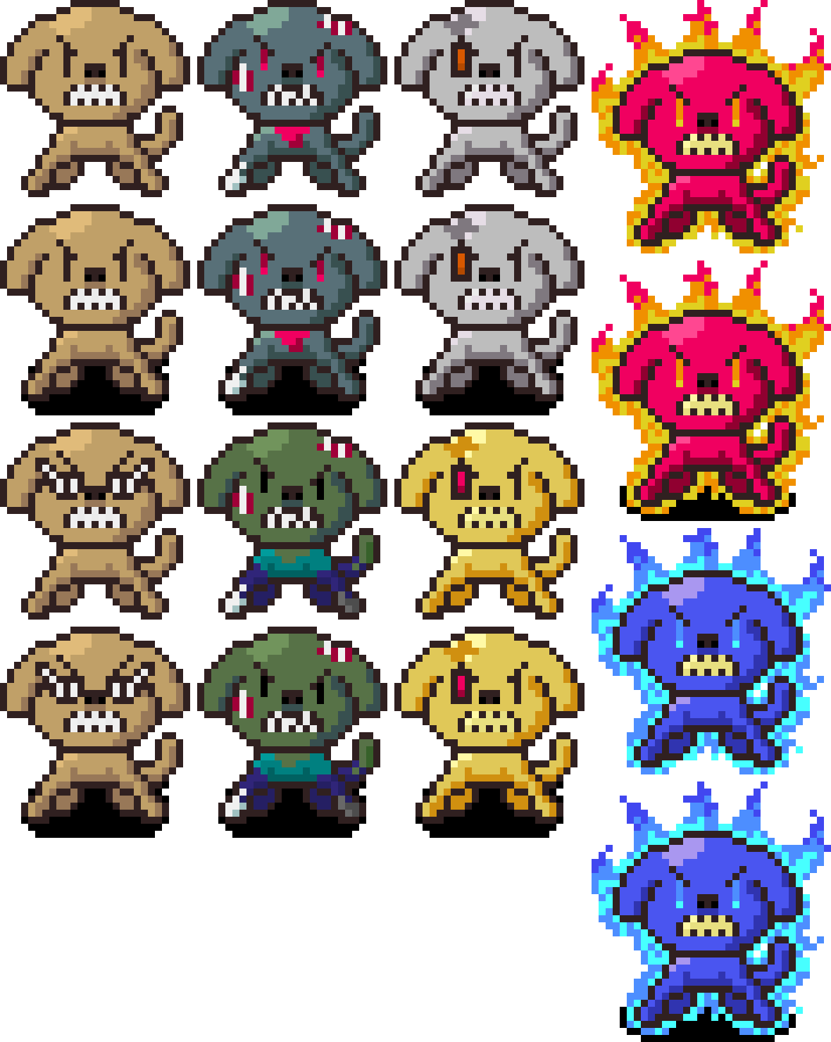 [64a939] All of The "Earthbound" Dogs
