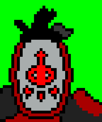 [e61b23] *He uses Diababa to provide as a distraction so he can hide the Dynamic Blaster.*