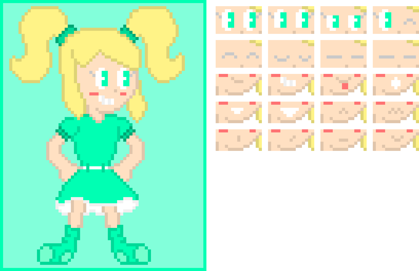 [838cb8] Delilah Spritesheet