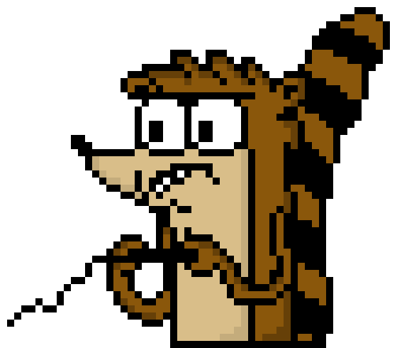 [9664c4] Pixel Rigby with wire