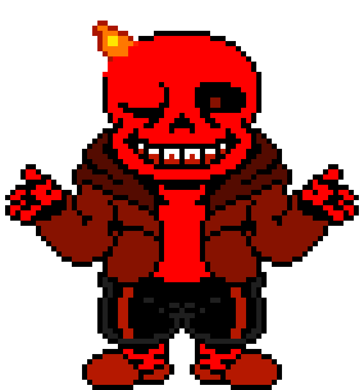[a4ab4f] Underdown blood Sans The Skeleton idk Sprite.
